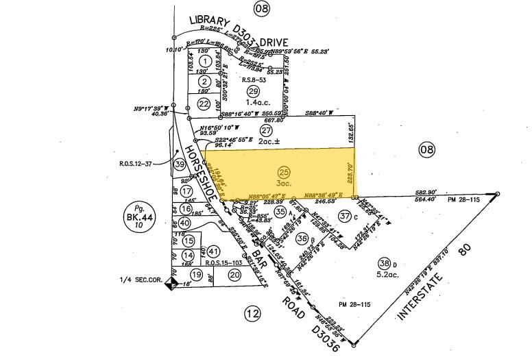 6045 Horseshoe Bar Rd, Loomis, CA à louer - Plan cadastral – Image 2 sur 3