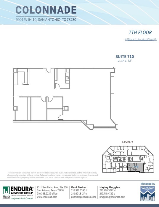 9901 W IH-10, San Antonio, TX à louer Plan d’étage– Image 1 sur 1