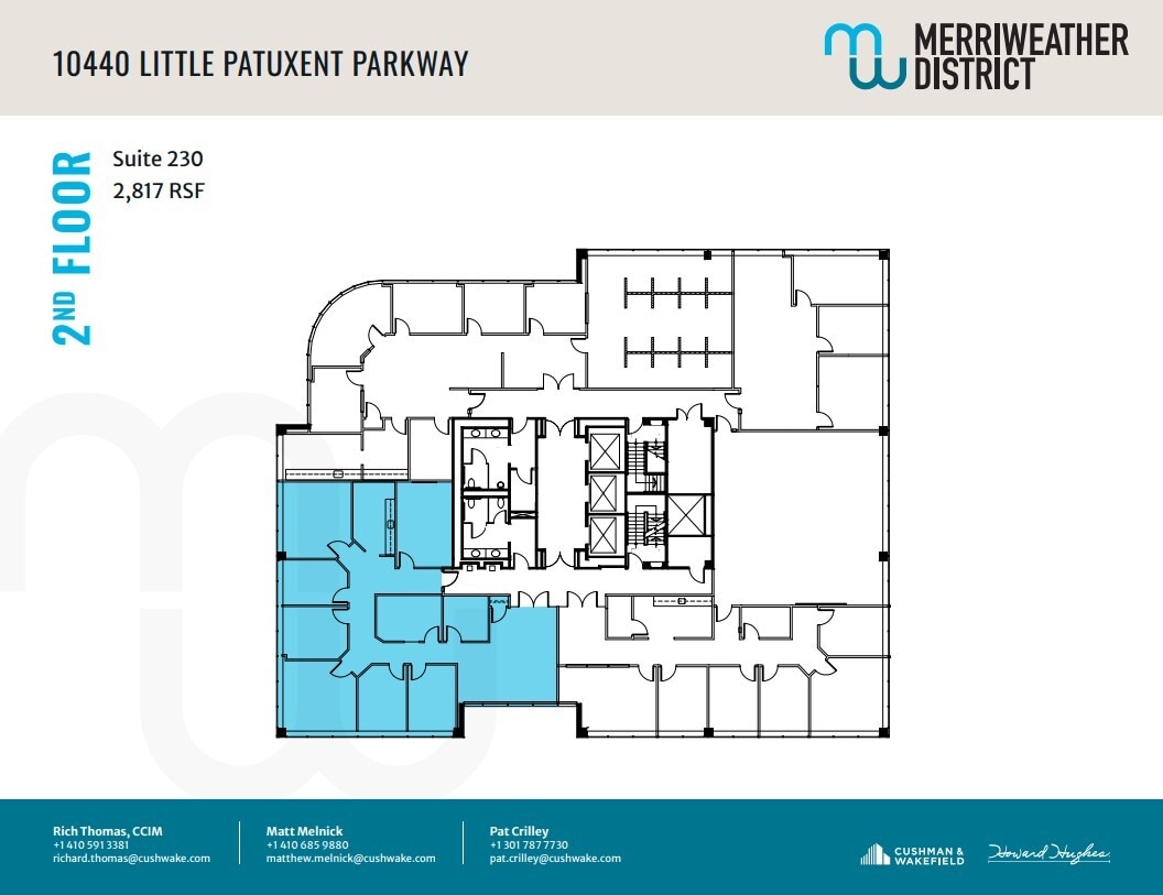 10480 Little Patuxent Pky, Columbia, MD à louer Plan d’étage– Image 1 sur 1