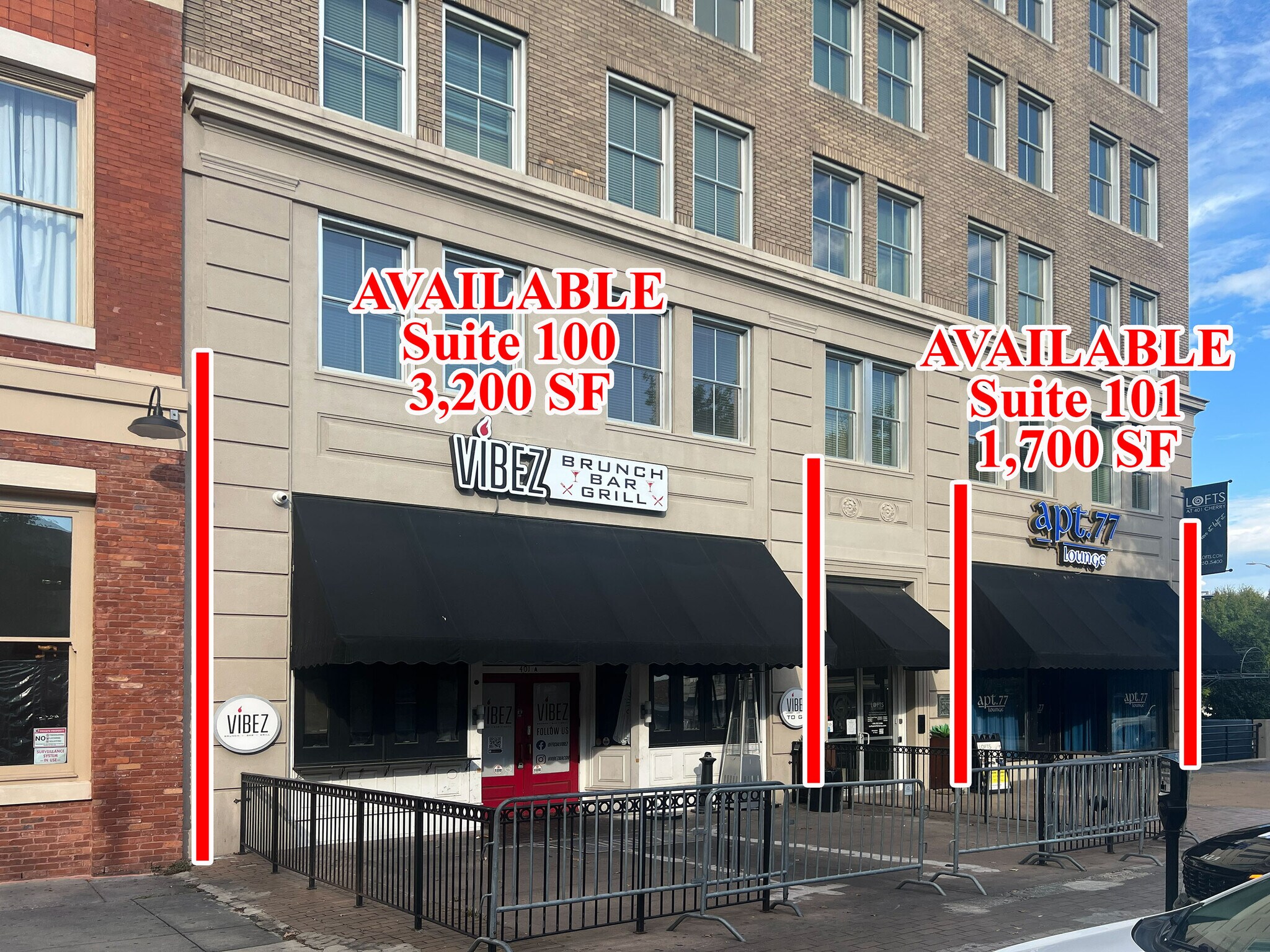 401 Cherry St, Macon-Bibb, GA à louer Photo principale– Image 1 sur 9
