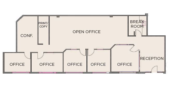 1775 Hancock St, San Diego, CA à louer Plan d’étage– Image 1 sur 1