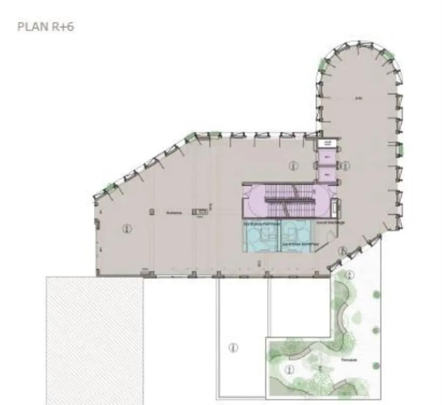 Bureau dans Paris à louer Plan d’étage– Image 1 sur 3