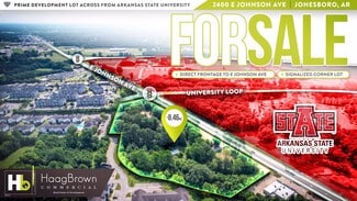 Plus de détails pour 2400 E Johnson Ave, Jonesboro, AR - Terrain à vendre
