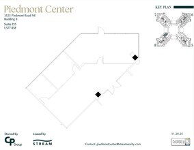 3495 Piedmont Rd NE, Atlanta, GA à louer Plan d’étage– Image 1 sur 1