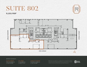 1015 2nd Ave, Seattle, WA à louer Plan d’étage– Image 1 sur 1