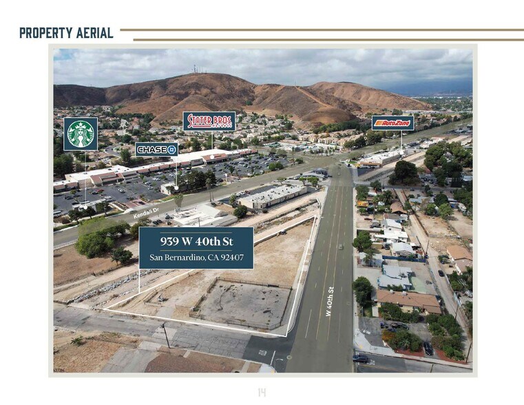 939 W 40th St, San Bernardino, CA à vendre - Aérien – Image 3 sur 4