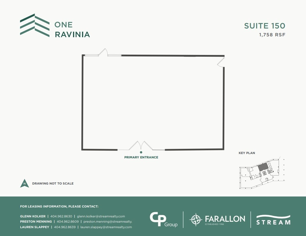 1 Ravinia Dr, Atlanta, GA à louer Plan d’étage– Image 1 sur 1
