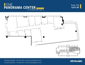 7701 Las Colinas Rdg, Irving, TX à louer Plan d’étage– Image 1 sur 1