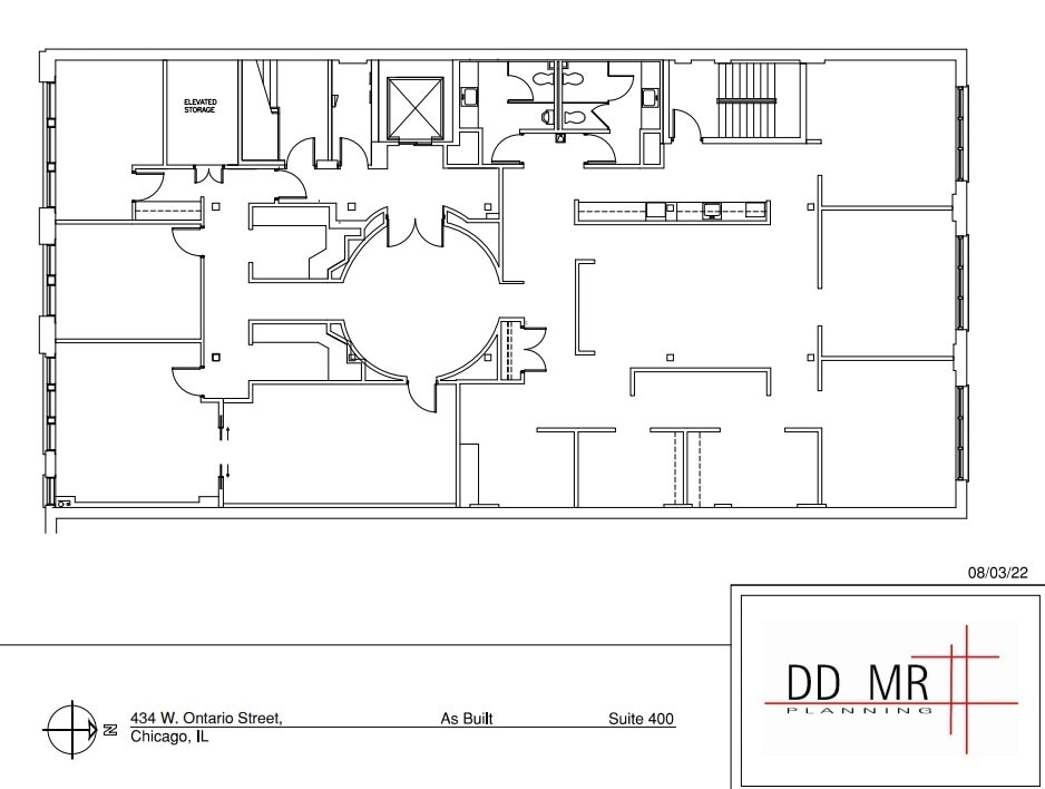434 W Ontario St, Chicago, IL à louer Plan d’étage– Image 1 sur 1