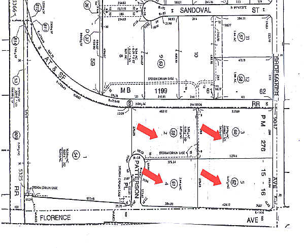 10715 Shoemaker Ave, Santa Fe Springs, CA à louer - Plan cadastral – Image 3 sur 8