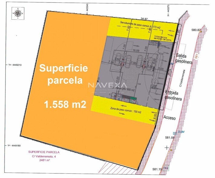 Terrain dans Valdemoro, Madrid à louer - Plan cadastral – Image 2 sur 2