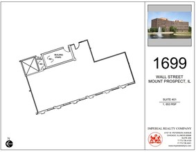 1699 Wall St, Mount Prospect, IL à louer Plan d’étage– Image 1 sur 4