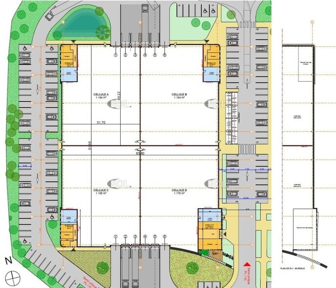 Industriel/Logistique dans Maurepas à louer - Plan d’étage – Image 2 sur 4