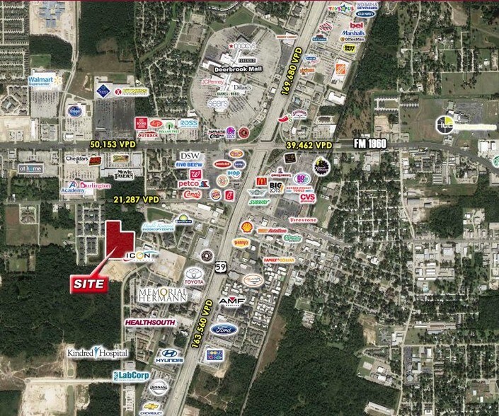 FM 1960, Humble, TX à vendre - Aérien – Image 2 sur 4