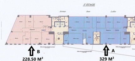 153-155 Avenue Jean Lolive, Pantin à louer Plan d’étage type– Image 2 sur 5