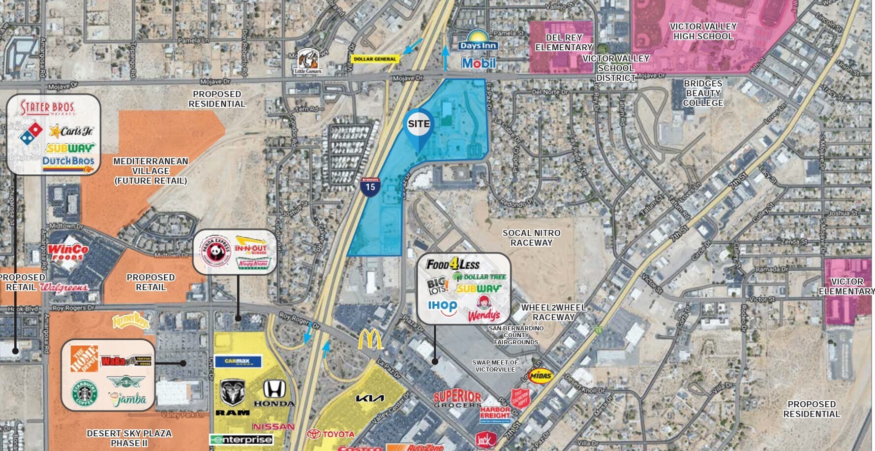 SEQ Mojave Dr & I-15, Victorville, CA à louer Photo principale– Image 1 sur 4
