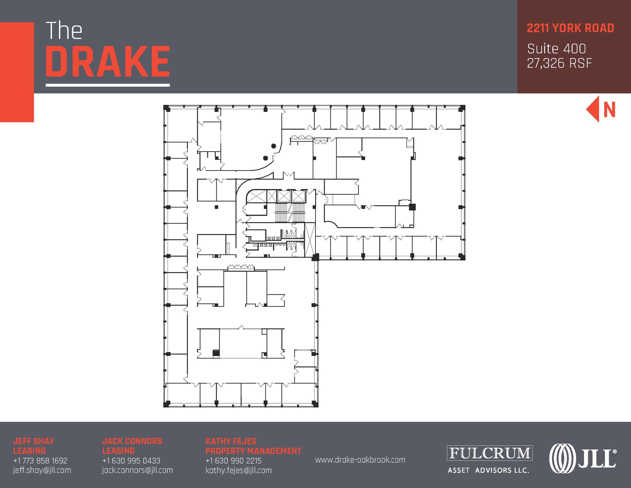 2211-2215 S York Rd, Oak Brook, IL à louer Plan d’étage– Image 1 sur 1