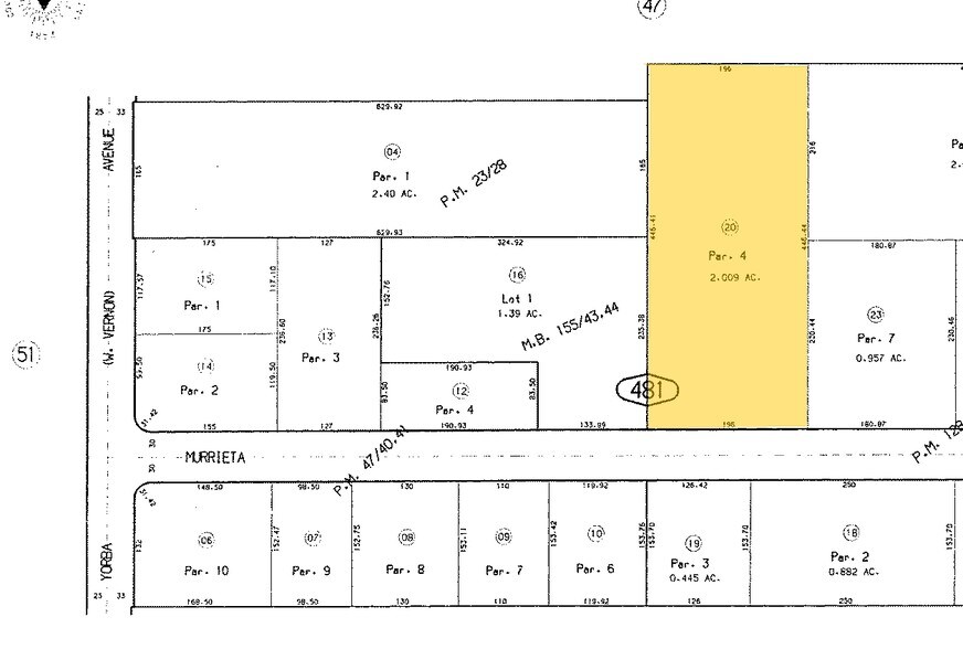 4802 Murrieta Ave, Chino, CA à louer - Plan cadastral – Image 2 sur 2