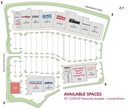 40400-40500 Winchester Rd, Temecula, CA à louer Plan de site– Image 1 sur 1