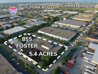 Plus de détails pour 855 Foster Ave, Bensenville, IL - Industriel/Logistique à louer