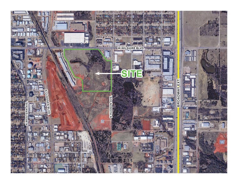 616 W Wilshire Blvd, Oklahoma City, OK à louer - Aérien – Image 3 sur 5