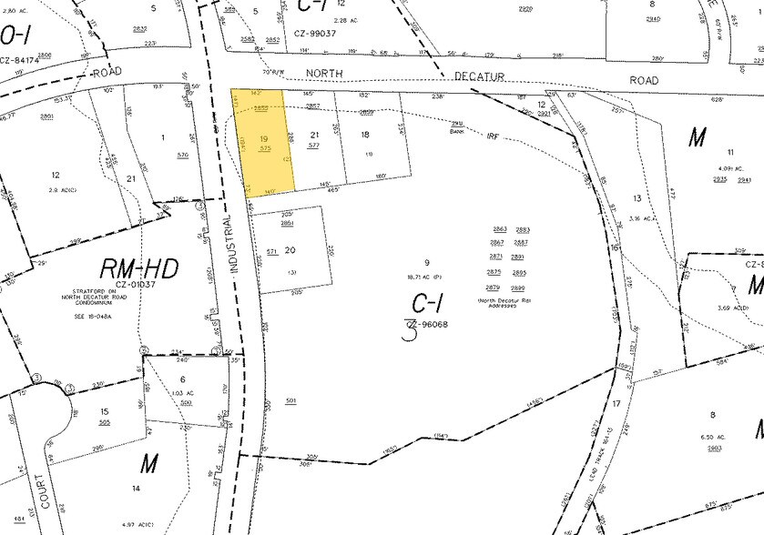 575 Dekalb Industrial Way, Decatur, GA à louer - Plan cadastral – Image 3 sur 13