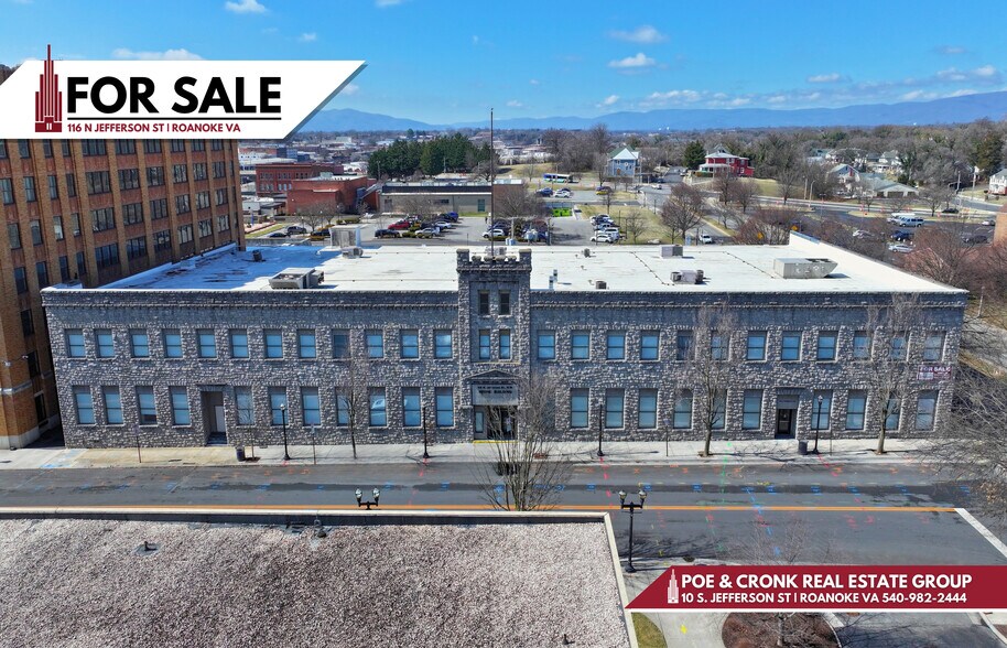 116 N Jefferson St, Roanoke, VA à vendre - Photo principale – Image 1 sur 20