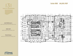 131 S Dearborn St, Chicago, IL à louer Plan d’étage– Image 1 sur 1