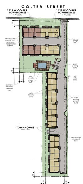 1627 W Colter St, Phoenix, AZ à vendre - Plan d’étage – Image 2 sur 2