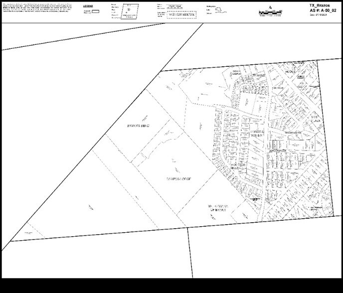 1289 University Dr E, College Station, TX à vendre - Plan cadastral – Image 2 sur 9