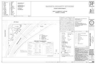 2544-2550 S Alameda St, Vernon, CA à louer Plan de site– Image 1 sur 5