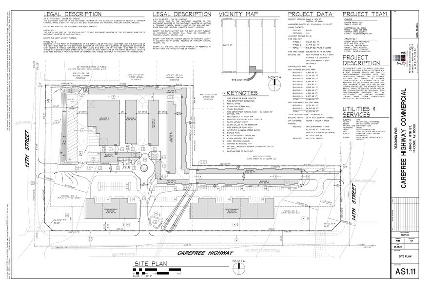12th & Carefree Hwy, Desert Hills, AZ à vendre - Plan de site – Image 3 sur 4