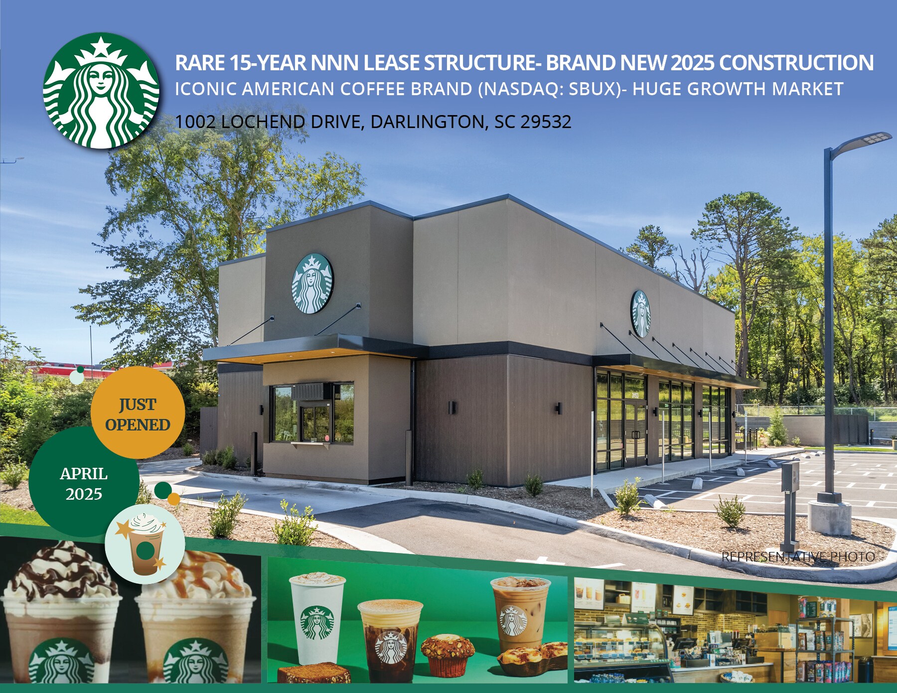 Starbucks, Darlington, SC à vendre Photo de l’immeuble– Image 1 sur 4