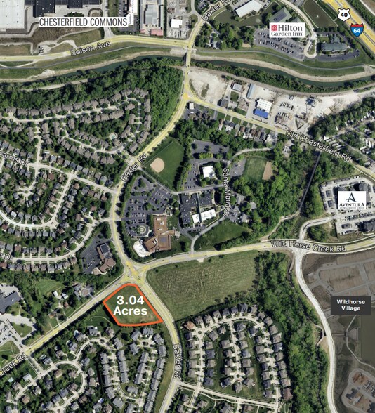 16600 Wild Horse Creek Rd, Chesterfield, MO à vendre - Aérien – Image 2 sur 3