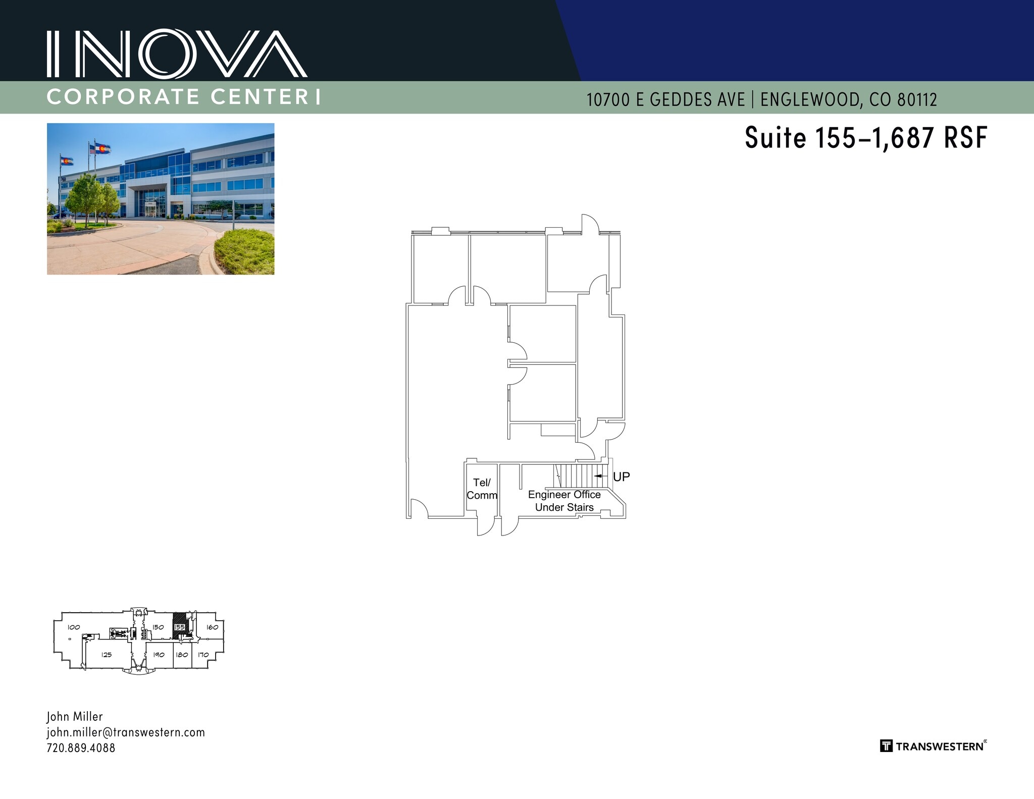 10700 E Geddes Ave, Englewood, CO à louer Plan de site– Image 1 sur 4