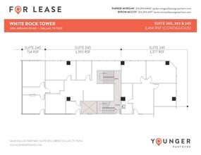 6510 Abrams Rd, Dallas, TX à louer Plan d’étage– Image 1 sur 2