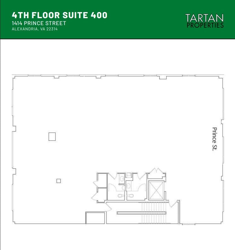 1414-1416 Prince St, Alexandria, VA à louer Plan d’étage– Image 1 sur 1