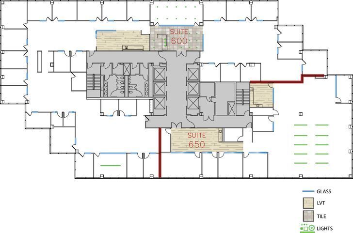 611 Anton Blvd, Costa Mesa, CA à louer Plan d’étage– Image 1 sur 1
