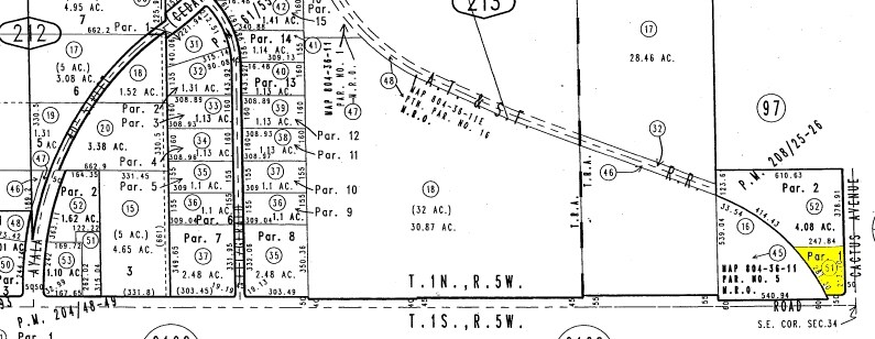 NWC Baseline Rd & Cactus Ave, Rialto, CA à vendre - Plan cadastral – Image 2 sur 8