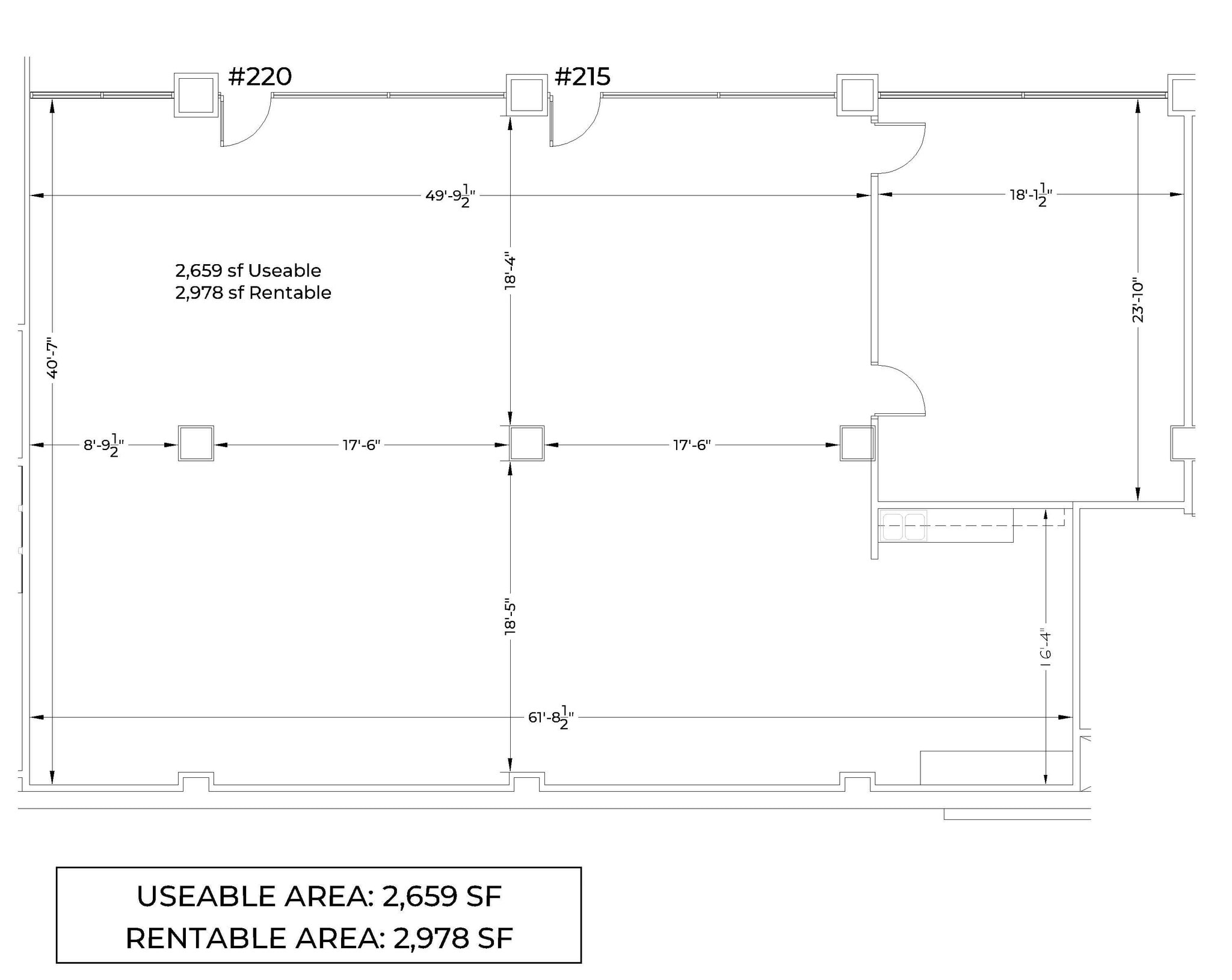 300 S Washington Sq, Lansing, MI à louer Plan d’étage– Image 1 sur 1