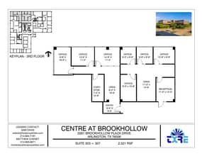 2261 Brookhollow Plaza Dr, Arlington, TX à louer Plan d’étage– Image 2 sur 2
