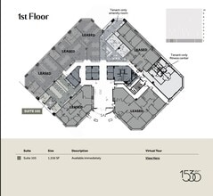 1530 Wilson Blvd, Arlington, VA à louer Plan d’étage– Image 1 sur 1