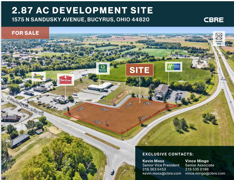 1575 N Sandusky Ave, Bucyrus, OH à vendre Photo de l’immeuble– Image 1 sur 4