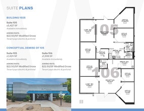 1575 W University Dr, Tempe, AZ à louer Plan d’étage– Image 1 sur 7