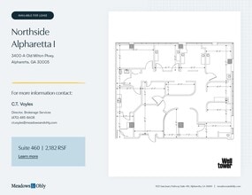 3400 Old Milton Pky, Alpharetta, GA à louer Plan de site– Image 2 sur 2