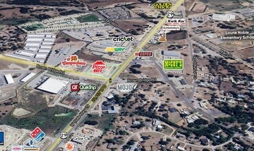 13890 W State Highway 29, Liberty Hill, TX - VUE AÉRIENNE vue de carte - Image1