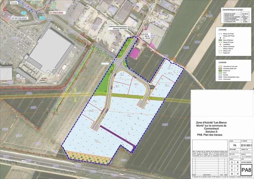 Terrain dans Cormontreuil à vendre - Plan de site – Image 2 sur 2