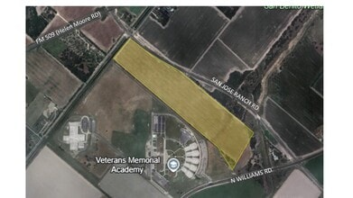 San Jose Ranch Road, San Benito, TX - VUE AÉRIENNE  vue de carte