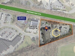 800 New Holland Ave, Lancaster, PA - Vue aérienne vue de carte