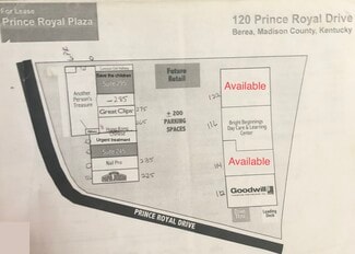 Plus de détails pour 112-295 Prince Royal Dr, Berea, KY - Bureau/Local commercial, Local commercial à louer
